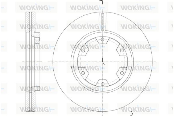 Woking Δισκόπλακα - D6466.10