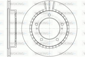Woking Δισκόπλακα - D6492.10