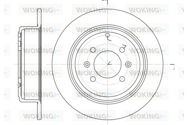 Woking Δισκόπλακα - D6498.00