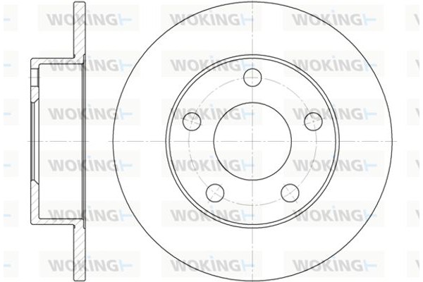 Woking Δισκόπλακα - D6513.00