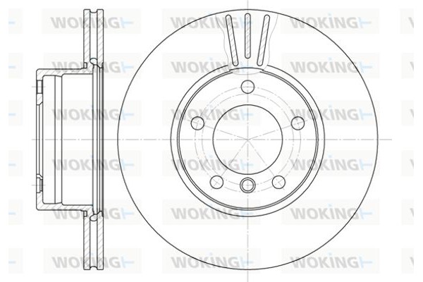 Woking Δισκόπλακα - D6514.10