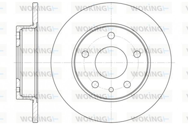 Woking Δισκόπλακα - D6516.00