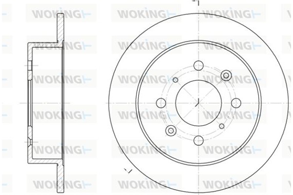 Woking Δισκόπλακα - D6521.00