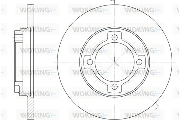 Woking Δισκόπλακα - D6522.00