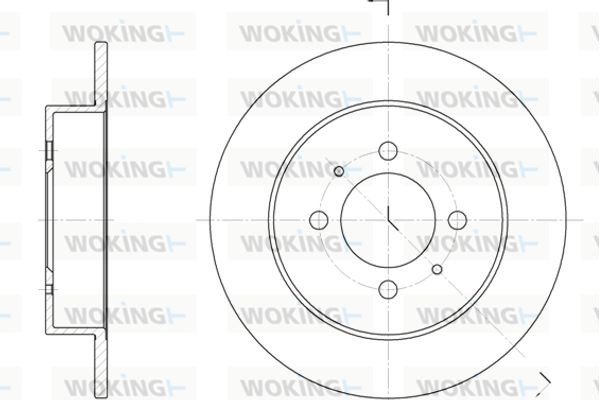 Woking Δισκόπλακα - D6531.00