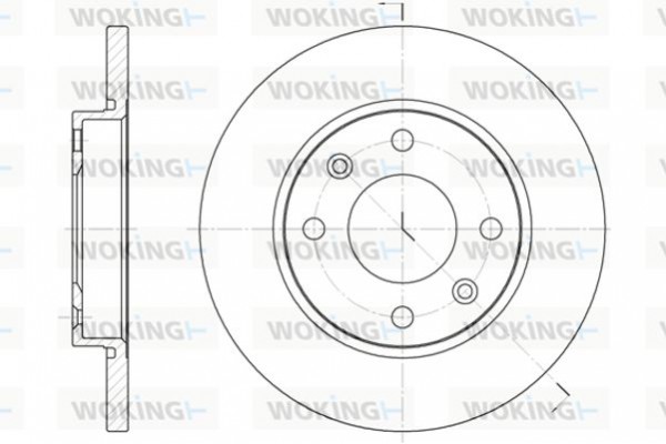 Woking Δισκόπλακα - D6535.00