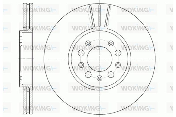 Woking Δισκόπλακα - D6544.10