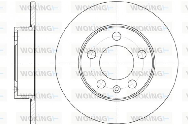 Woking Δισκόπλακα - D6547.00