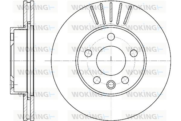 Woking Δισκόπλακα - D6551.10