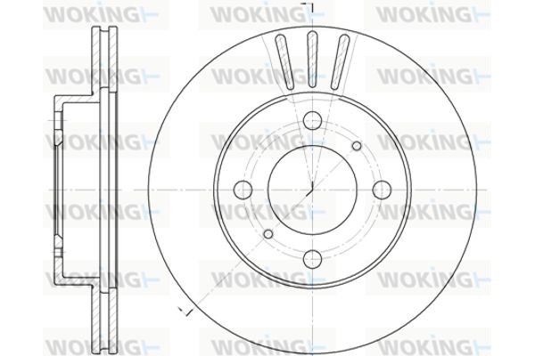 Woking Δισκόπλακα - D6557.10