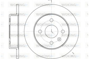 Woking Δισκόπλακα - D6570.00