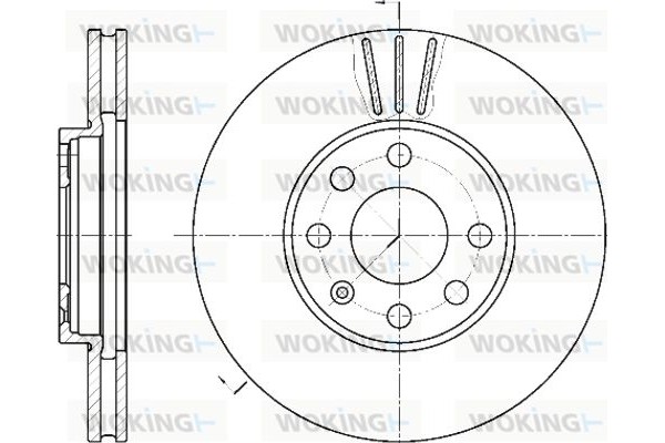 Woking Δισκόπλακα - D6572.10