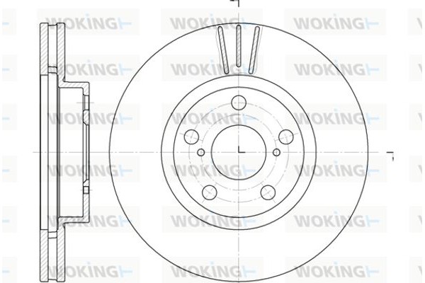 Woking Δισκόπλακα - D6577.10