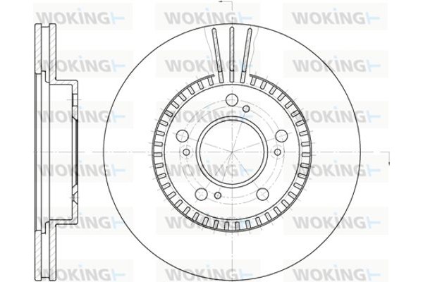 Woking Δισκόπλακα - D6586.10