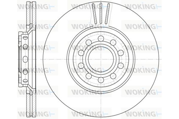 Woking Δισκόπλακα - D6596.10