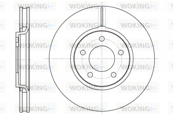 Woking Δισκόπλακα - D6602.10