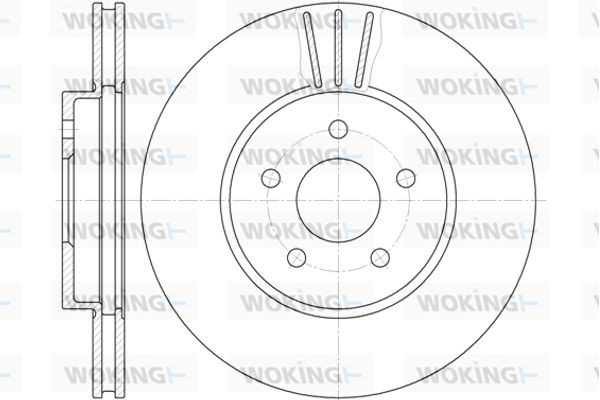 Woking Δισκόπλακα - D6607.10