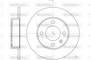 Woking Δισκόπλακα - D6616.00