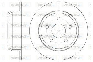 Woking Δισκόπλακα - D6628.00