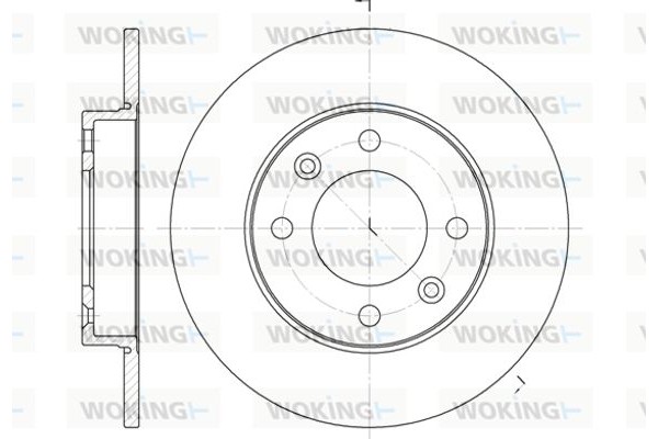 Woking Δισκόπλακα - D6630.00