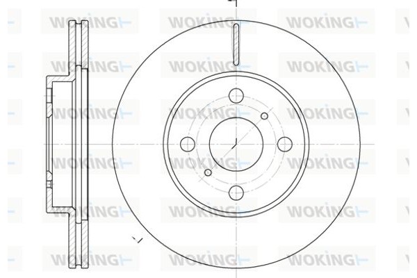 Woking Δισκόπλακα - D6635.10