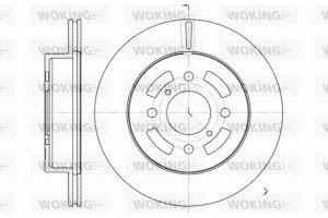 Woking Δισκόπλακα - D6642.10