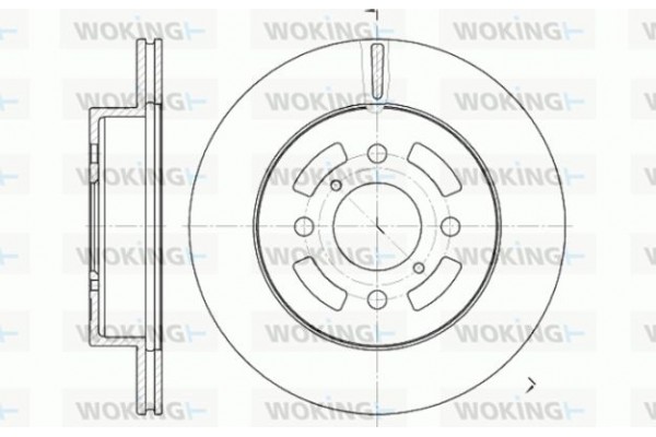 Woking Δισκόπλακα - D6642.10