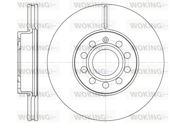 Woking Δισκόπλακα - D6648.10