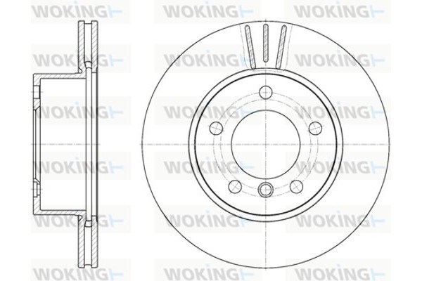 Woking Δισκόπλακα - D6651.10