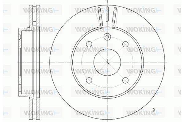 Woking Δισκόπλακα - D6656.10