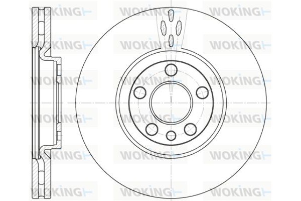 Woking Δισκόπλακα - D6658.10