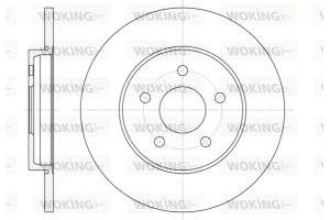 Woking Δισκόπλακα - D6661.00