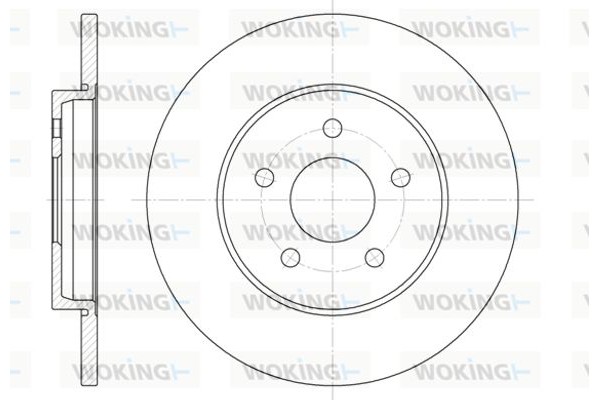 Woking Δισκόπλακα - D6661.00