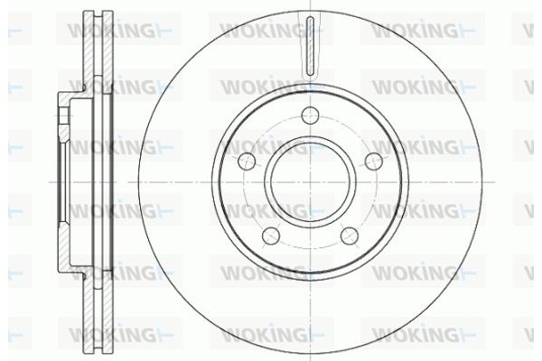 Woking Δισκόπλακα - D6662.10