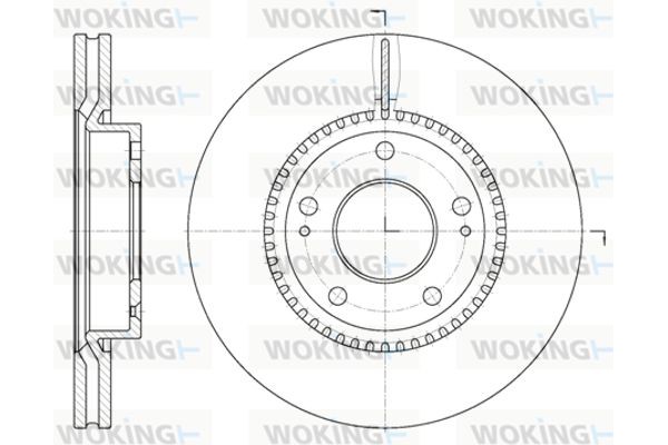 Woking Δισκόπλακα - D6663.10