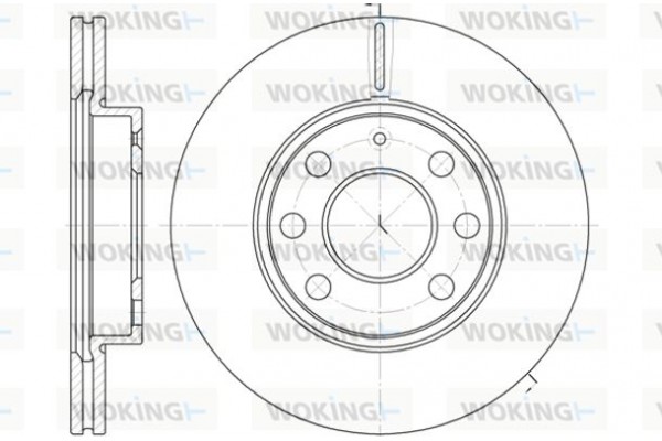 Woking Δισκόπλακα - D6665.10