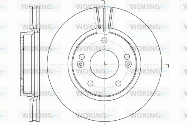 Woking Δισκόπλακα - D6667.10