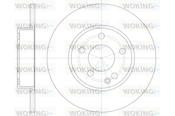 Woking Δισκόπλακα - D6674.00