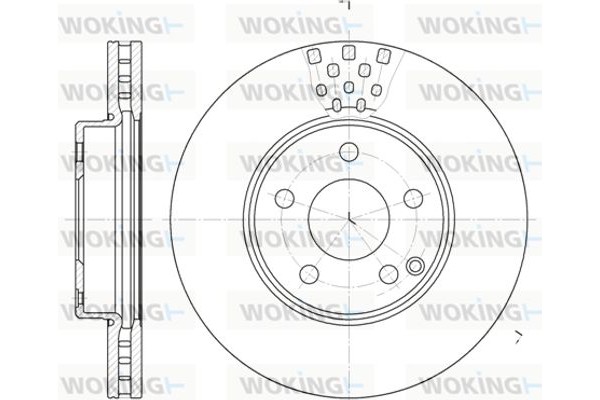 Woking Δισκόπλακα - D6676.10