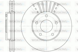 Woking Δισκόπλακα - D6681.10