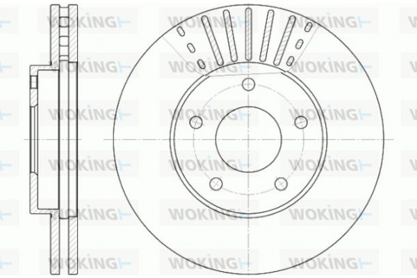 Woking Δισκόπλακα - D6681.10