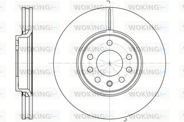 Woking Δισκόπλακα - D6687.10