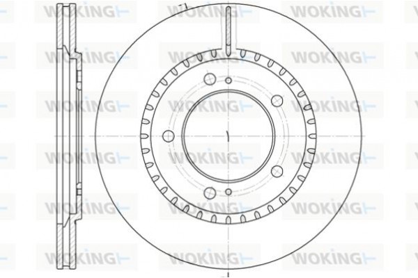 Woking Δισκόπλακα - D6699.10