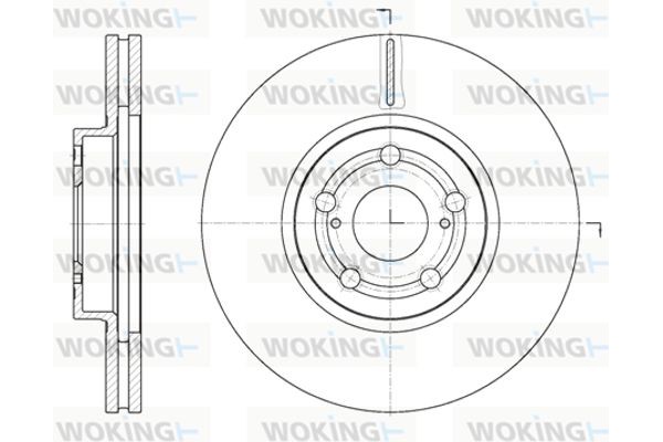 Woking Δισκόπλακα - D6701.10