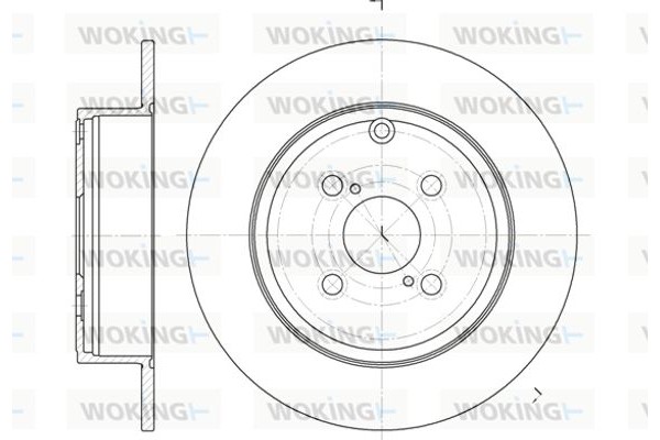 Woking Δισκόπλακα - D6705.00