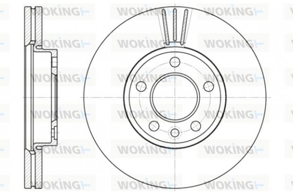 Woking Δισκόπλακα - D6708.10