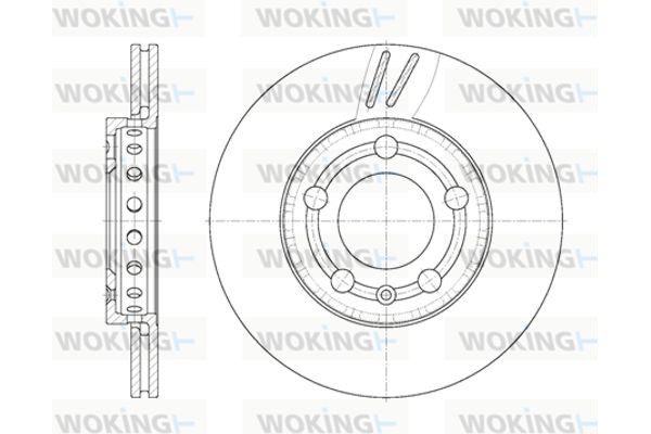 Woking Δισκόπλακα - D6709.10