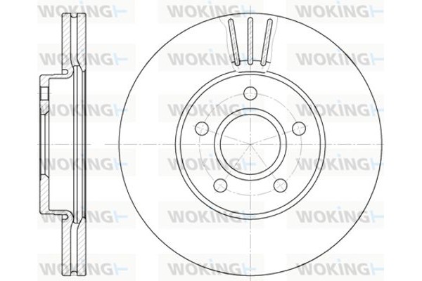 Woking Δισκόπλακα - D6710.10