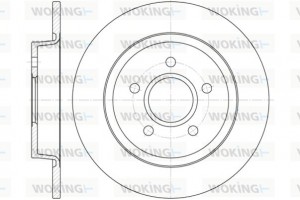 Woking Δισκόπλακα - D6712.00