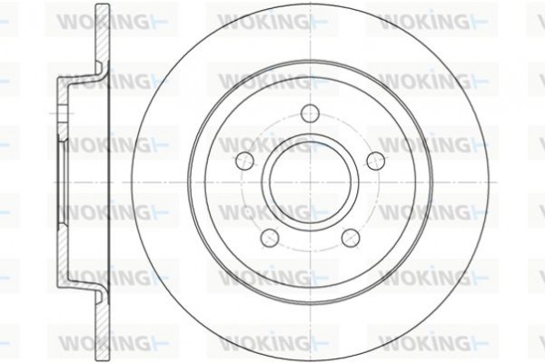 Woking Δισκόπλακα - D6712.00